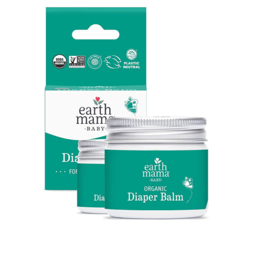Earth Mama Organic Diaper Balm 2-Ounce | Diaper Cream for Baby | EWG Verified, Petroleum & Artificial Fragrance-Free with Calendula for Sensitive Skin (3-Pack)