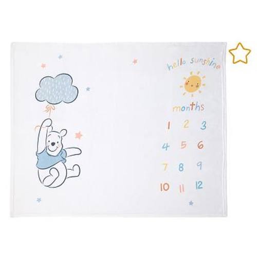 Disney's Winnie the Pooh Milestone Baby Blanket