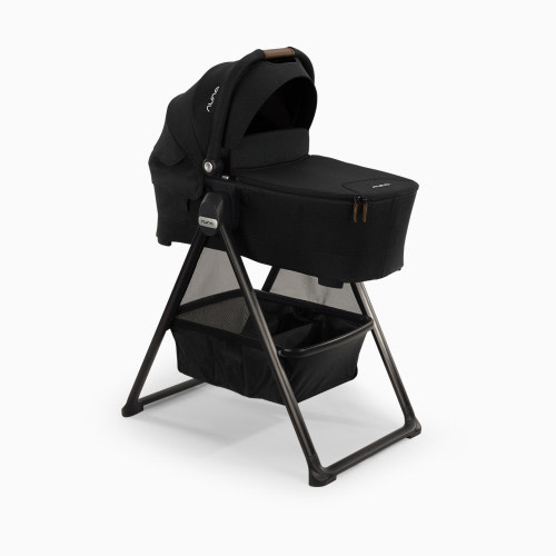 Nuna SWIV & TRIV Series Bassinet + Stand - Caviar