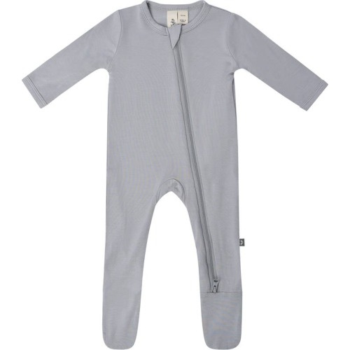 Baby Zip-Up Footie, Storm