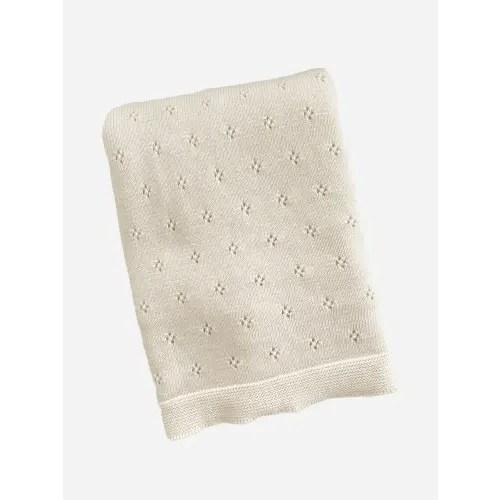 Organic Baby
Cotton Heirloom Pique Blanket
