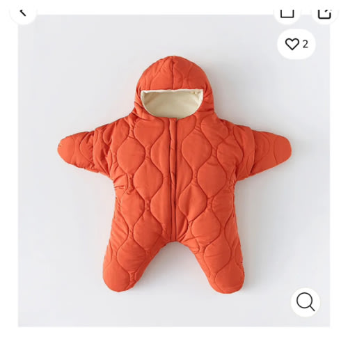 Baby Newborn Starfish Romper Sleeping Bag
