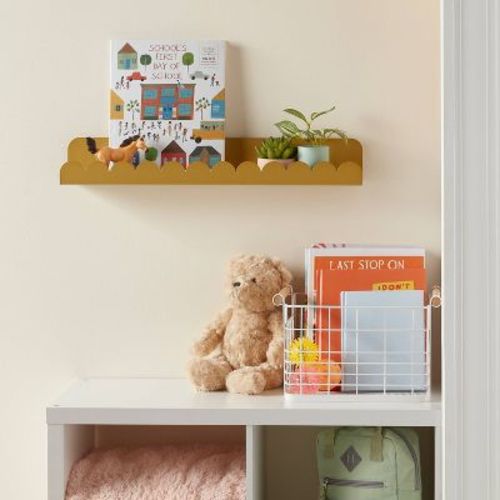 Metal Luxe Kids' Wall Shelf Gold - Pillowfort™