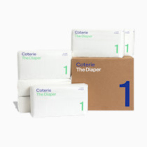 Coterie Ultra Soft Diapers, Monthly Supply - Size 1, 198 Count