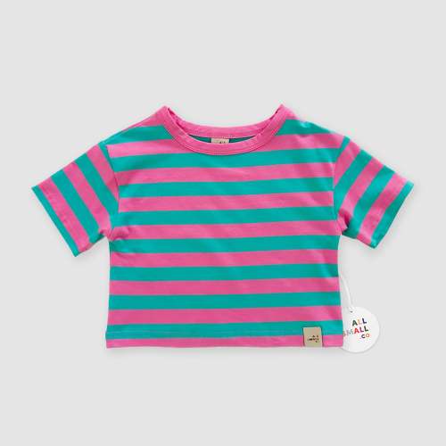 6M '90s Oversized Striped Tee