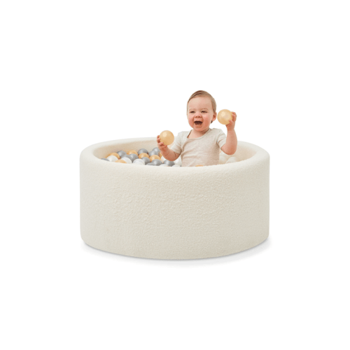Boucle Foam Play Ball Pit - Cream - One Size