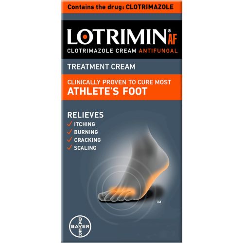 Lotrimin AF Cream for Athlete's Foot, Clotrimazole 1% Antifungal Treatment, Clinically Proven Effective Antifungal Treatment of Most AF, Jock Itch and Ringworm, Cream, .53 Ounce (15 Grams)