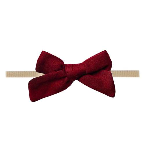 Classic Baby Bow - Ruby