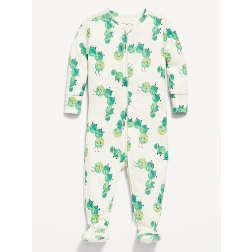 Snug-Fit 2 Way Zip Footed One-Piece for Baby