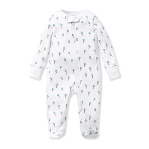 Baby's Pima Romper in Palmier