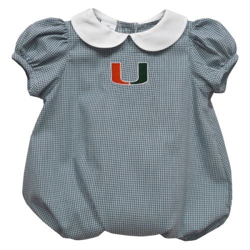 Miami Hurricanes Vive La Fete Girls Infant Puffy Bubble Dress - Green