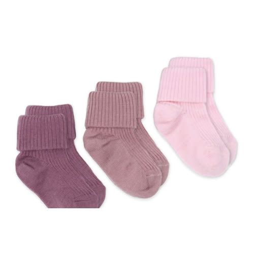 Wool Socks, Baby and Toddler, Pink & Rose