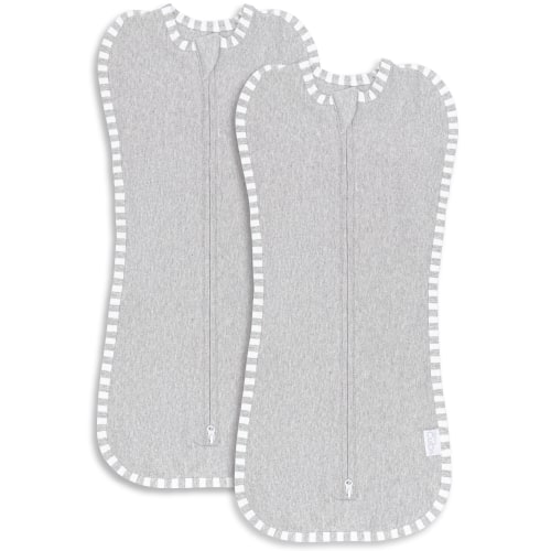 Easy Zipper Swaddle Blankets in Grey – Comfy Cubs