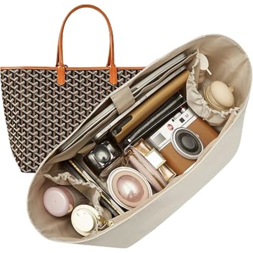 Nylon Purse Organizer Insert for Goyard ST GM with 13" Laptop Sleeve