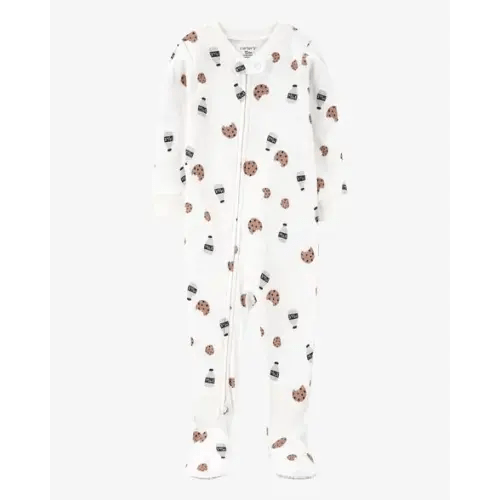 Toddler 1-Piece Milk & Cookies 100% Snug Fit Cotton Footies Pajamas - Carter's | Carter's