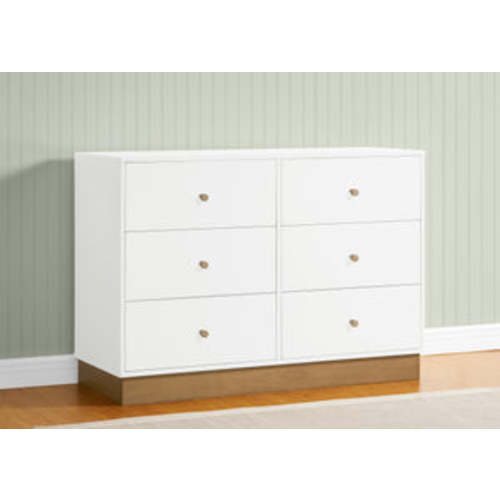 James 6 Drawer Dresser with Interlocking Drawers