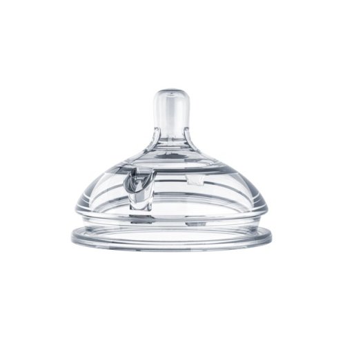 Comotomo Silicone Replacement Nipple, Slow Flow, 0-3 Months, 2 Count