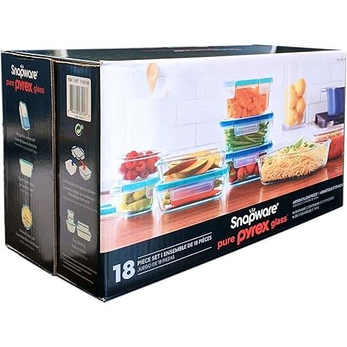 Snapware Pure Pyrex 18-piece Glass Food Storage Set
