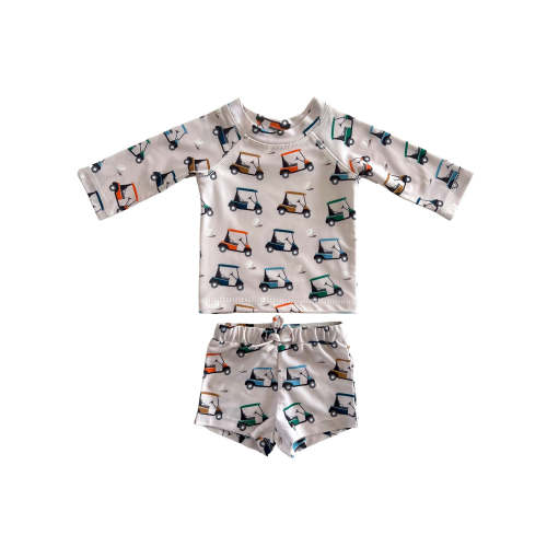 Golf Cart / Mar Rashguard Set / UPF 50+