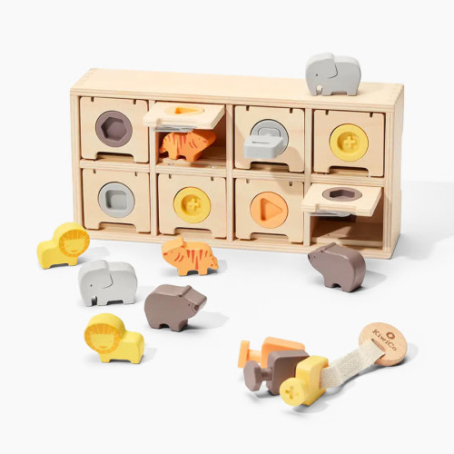 KiwiCo Peek-a-Zoo Puzzle Box