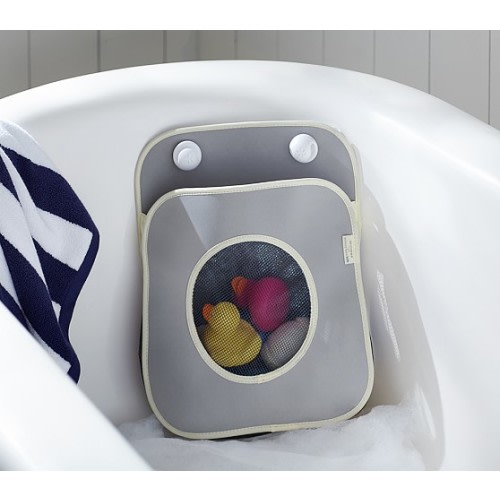 Gray Tubby Bath Toy Organizer | Bath Toys | Pottery Barn Kids