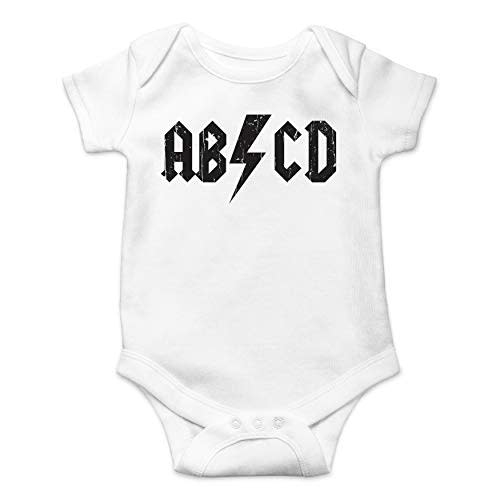 ABCD Alphabet Rock And Roll - Funny Baby Essentials Bodysuit - Baby Boy Clothes Newborn Outfits