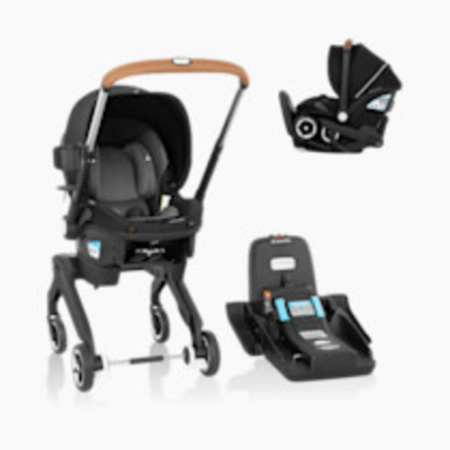 Evenflo Shyft DualRide Infant Car Seat Stroller Combo w Carryall Storage & Extended Canopy - Moonstone