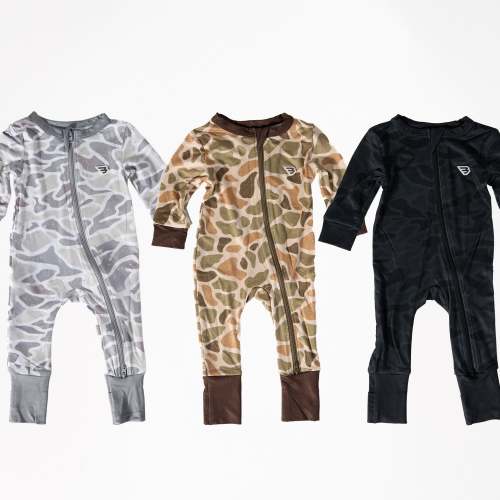 Signature Camo Baby Zip Up Bundle | Infant Gift | BURLEBO