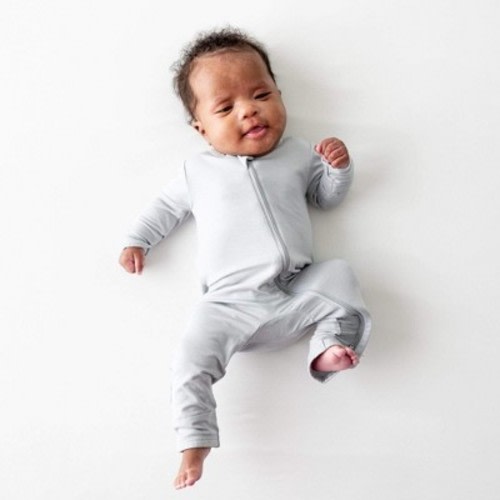 Kyte Baby Zippered Romper in Storm