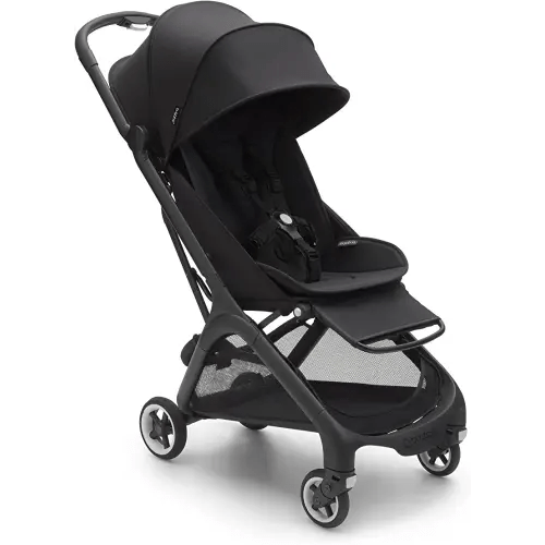 Bugaboo Butterfly - 1 Second Fold Ultra-Compact Stroller - Lightweight & Compact - Great for Travel - Midnight Black