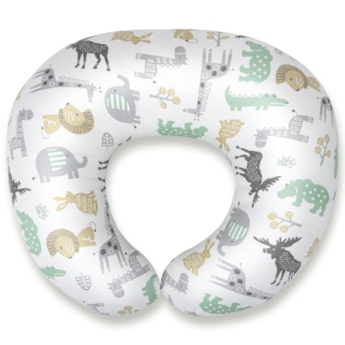 CshidWorld Nursing Pillow, Breast Feeding Pillows for Mom, Animals Soft Cover with Breathable Filling, Feeding Support Pillow for 0-12 Months, Multifunctional Support Cushion for Travel