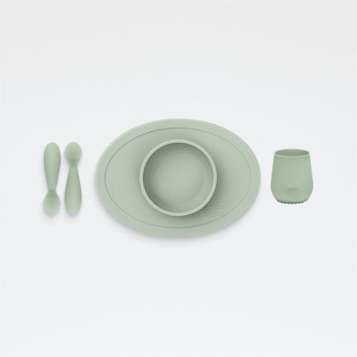 ezpz First Foods Baby Plate Set Sienna