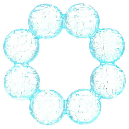 Infantino Soothing Soft Circular Water Teether, Blue