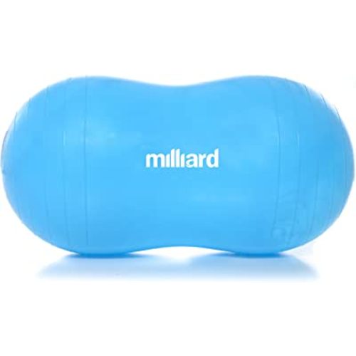 Milliard Peanut Ball Physio Roll for Exercise, Therapy, Labor, Birthing and Dog Training