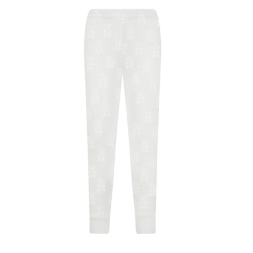 Baby Boy Pant - Pearl White Teddybear Pointelle