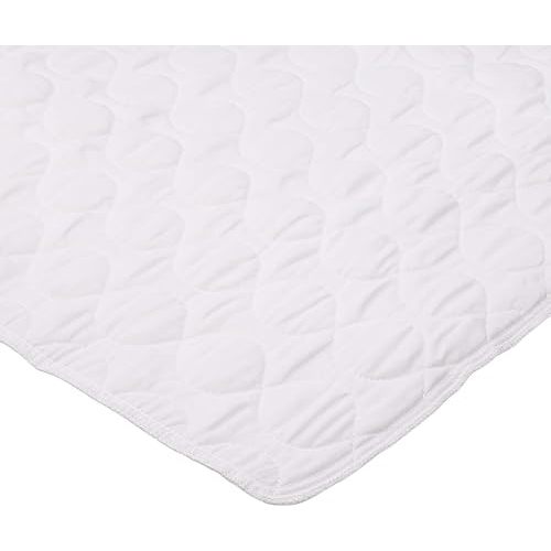 Linenspa 34" x 52" Skid Resistant Waterproof Sheet and Mattress Protector Pad-Highly Absorbent-Machine Washable-Quilted, White