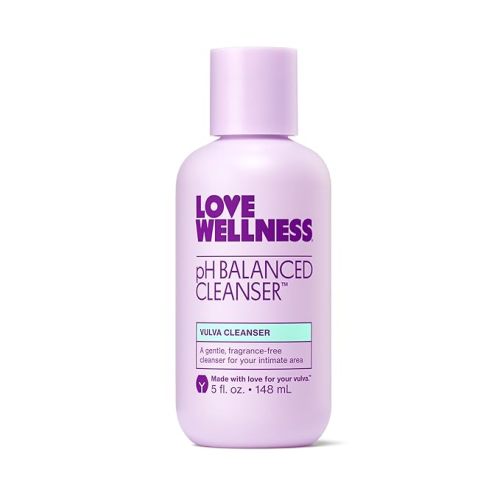 Love Wellness pH Balancing Cleanser, 5 fl oz | Fragrance-Free Vaginal Wash for Intimate Hygiene | pH-Matched, Non-Irritating Formula with Aloe Vera for Sensitive Skin