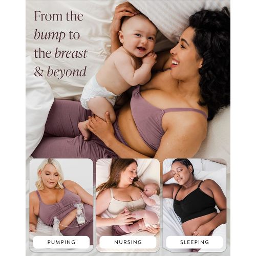 Kindred Bravely Sublime Wireless Comfort Sleep Pumping Bra | Seamless Hands-Free Pumping & Nursing Bra