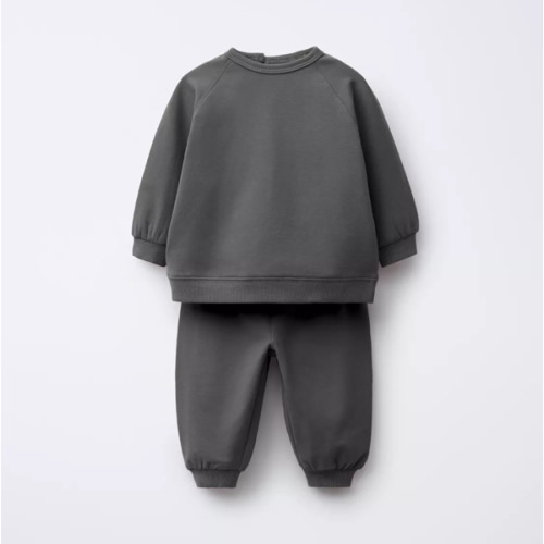 SWEATSHIRT AND JOGGER PANTS SET - Anthracite grey | ZARA United States