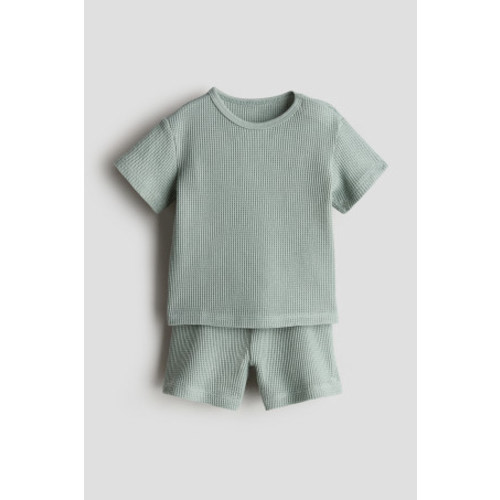 2-piece Waffled Cotton Set