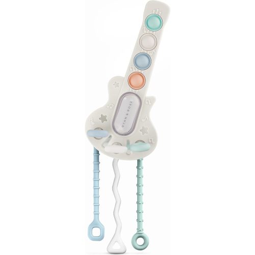 Ryan & Rose - Rockin' Multi-Sensory Guitar - Baby Teether, Pop-It, Teething Toys