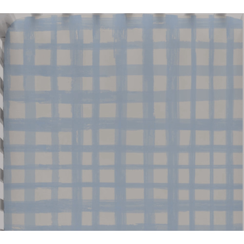Baby Blue Plaid Crib Sheet – Pcastbaby