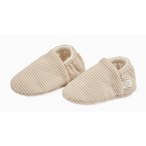 Striped Baby Booties