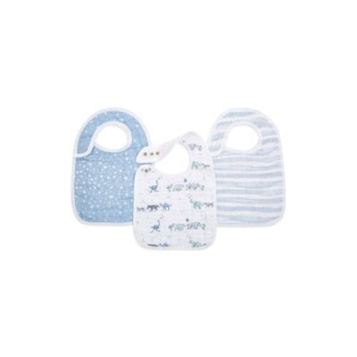 3 Pk. Classic Snap Bibs