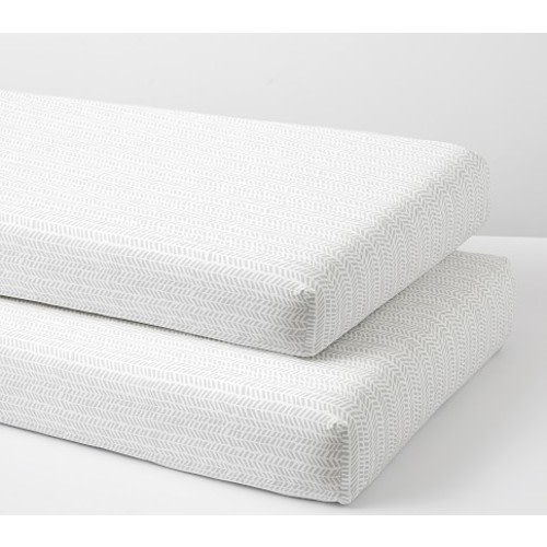 Broken Arrow Organic Crib Fitted Sheet Bundle - Set of 2