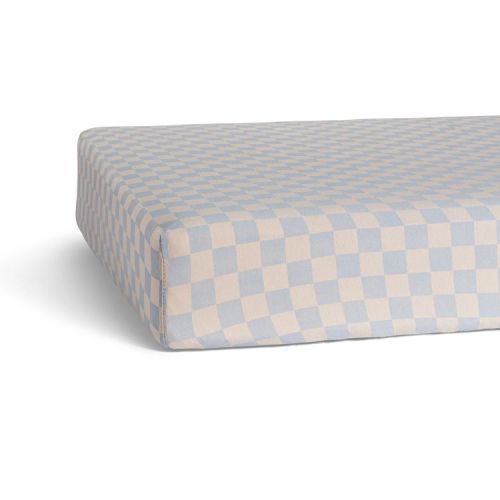 Parker Baby Co. Crib Sheets - Stormy Blue Checker