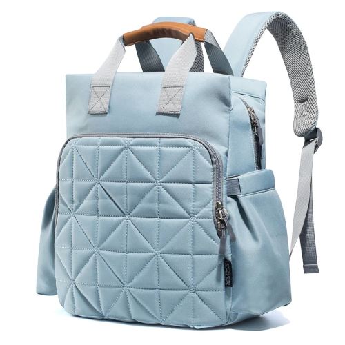 SoHo Kenneth Diaper Backpack 6Pc Set Tote Bag, Aqua
