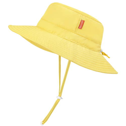 HECCEI Infant Sun Hat with UPF 50+ Sun Protection Hat, 0-6 Months, Yellow
