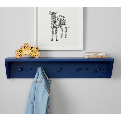 Pop Color Shelf With Pegs (30")