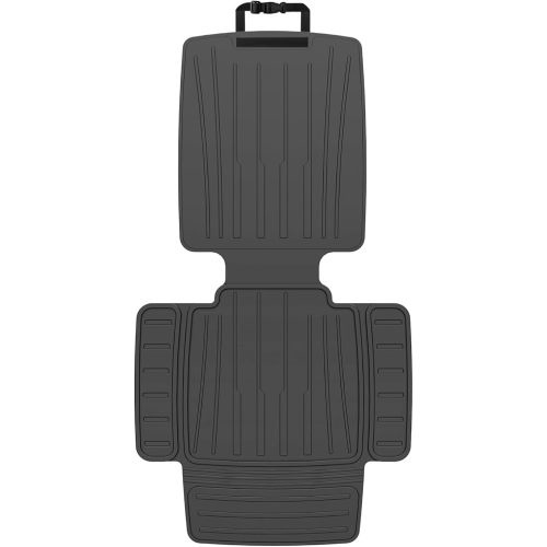 Car Seat Protector for Child Car Seat，TPE Waterproof & Anti-Slip （No Imprints）,carseat Protector car seat Cover Universal Fit for Baby & Pet Use, BPA-Free（Black）